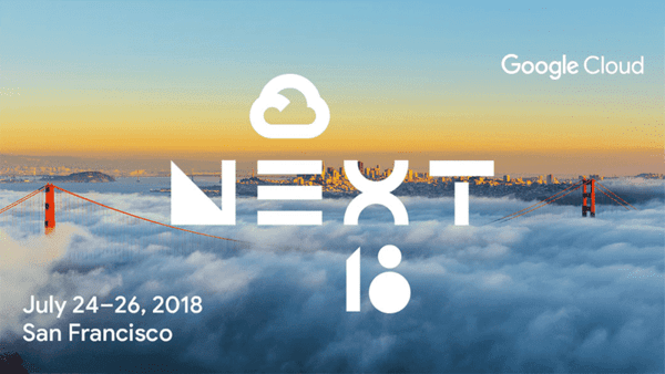 2018 年 Google Cloud Next 大会图示