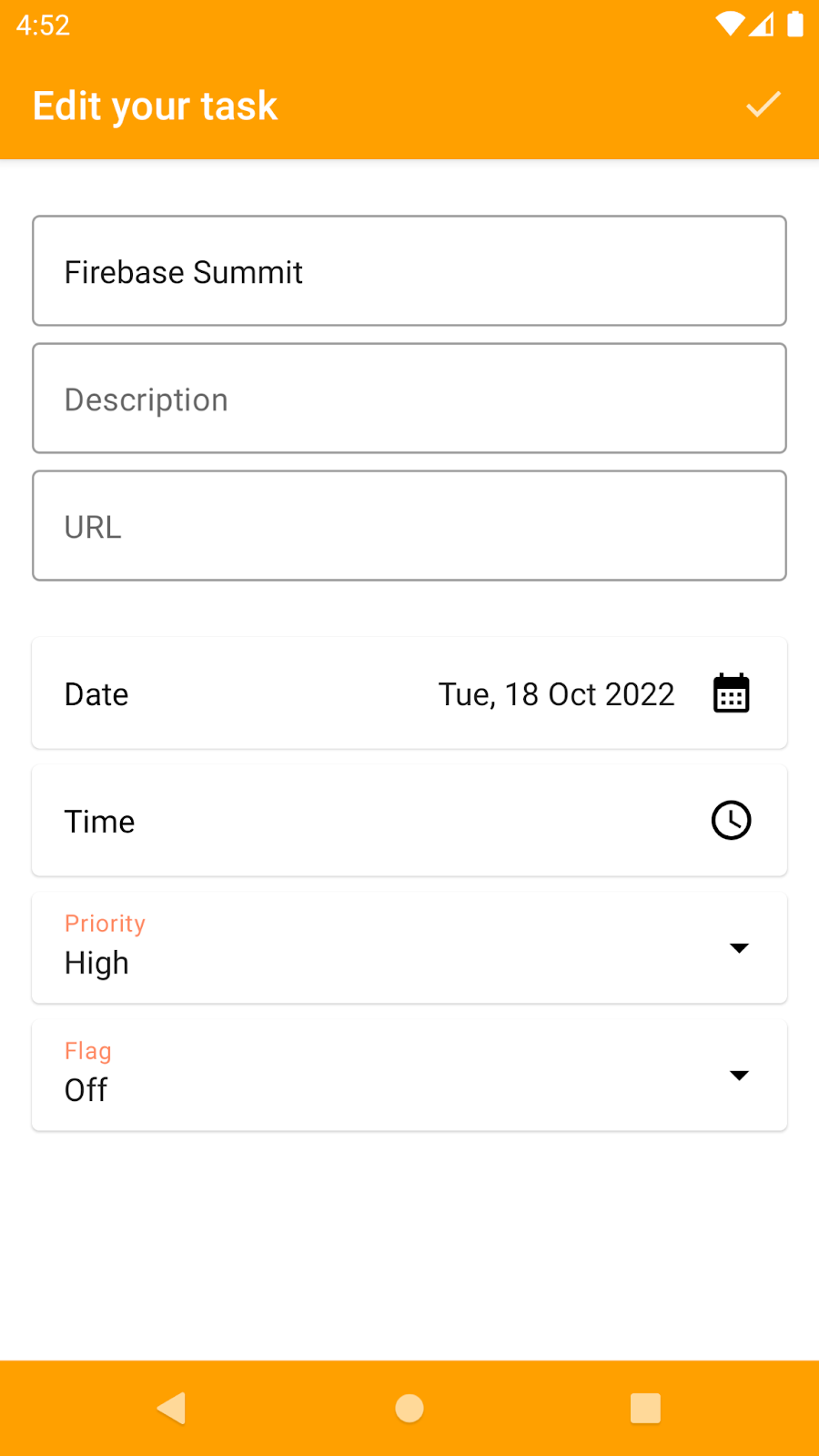 Make it So Add Task ekranı