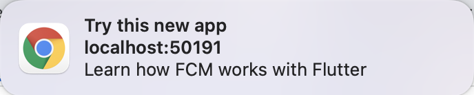 Przycięty zrzut ekranu przedstawiający powiadomienie internetowe wyświetlane w przeglądarce Chrome