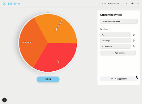 Animated gif of final app