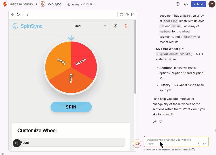 با Firestore چت کنید