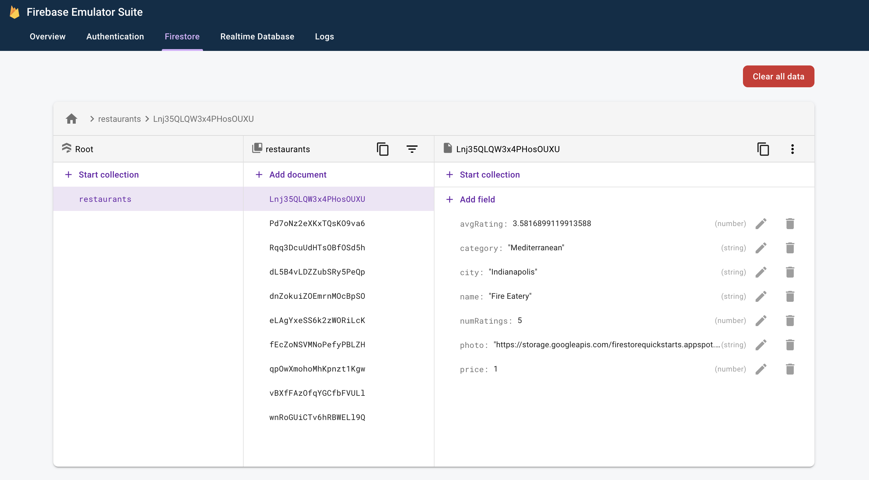 Firebase पुष्टि करने वाला एम्युलेटर