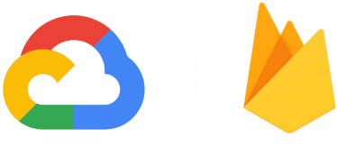 Logotipos de Google Cloud y Firebase