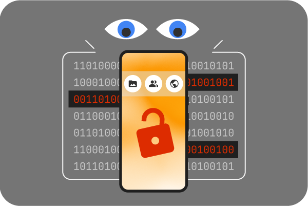 Ilustración de la seguridad de un dispositivo móvil